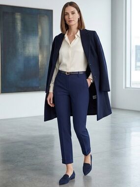 Ellen‎ Tracy Mid Rise Ankle Pants